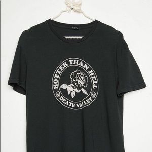 Brandy Melville Hotter Than Hell Graphic Tee